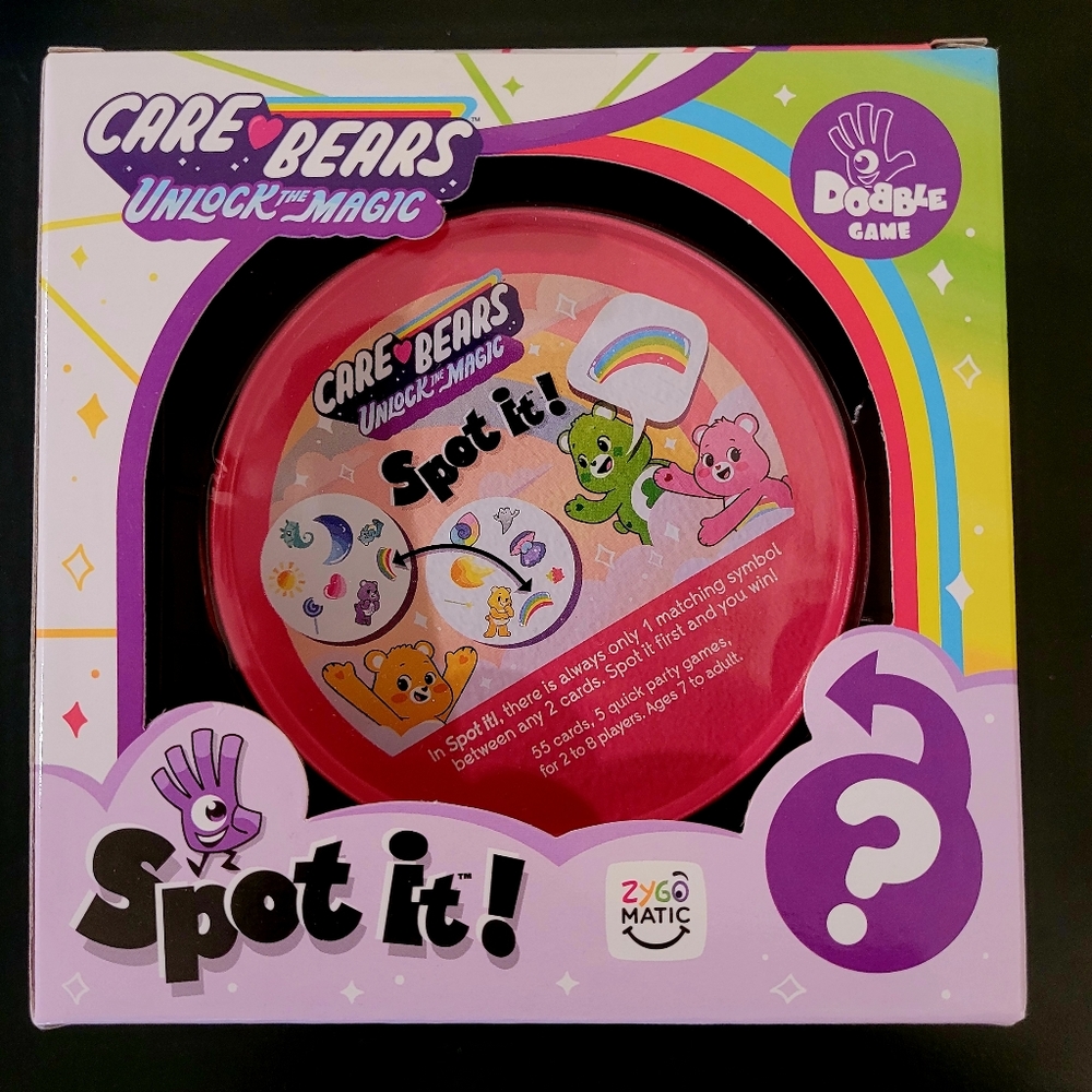 USOPOLY! Spot It! Care Bears Edition Card Game